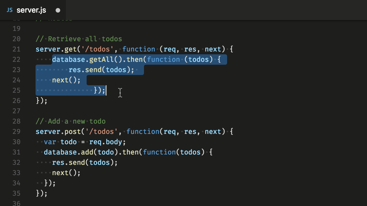 VS Codeで、JavaScriptコードの書式を設定することができます。