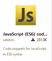 JavaScript(ES6) code