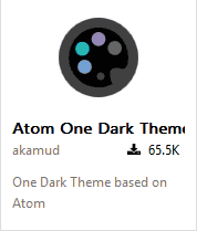 Atom One Dark Therme