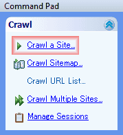 「Crawl a site...」をクリックします
